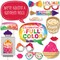 Big Dot of Happiness Holi Hai - Festival of Colors Party Photo Booth Props Kit - 20 Count